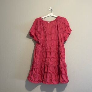 NWOT.  Sweet pink dress that is lined XXL
